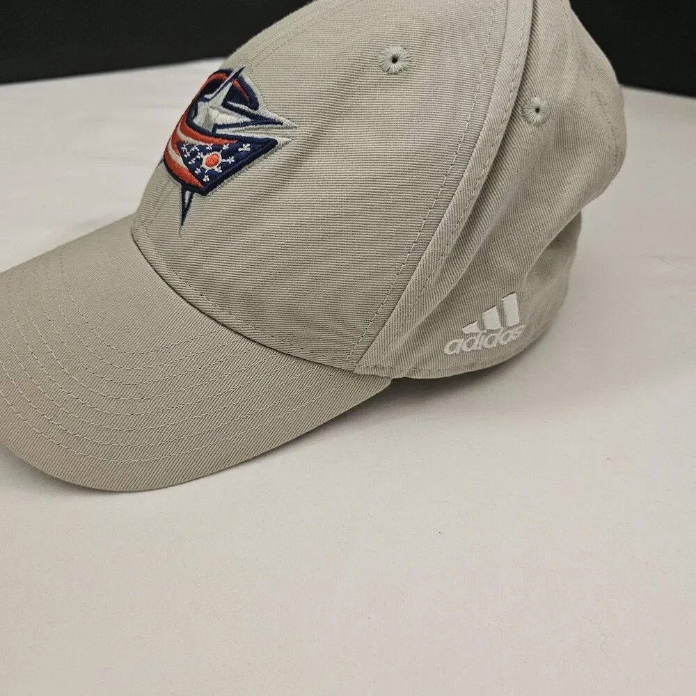 Columbus Blue Jackets Adidas Hat NHlL Hockey Adjustable Hook And Loop Closure